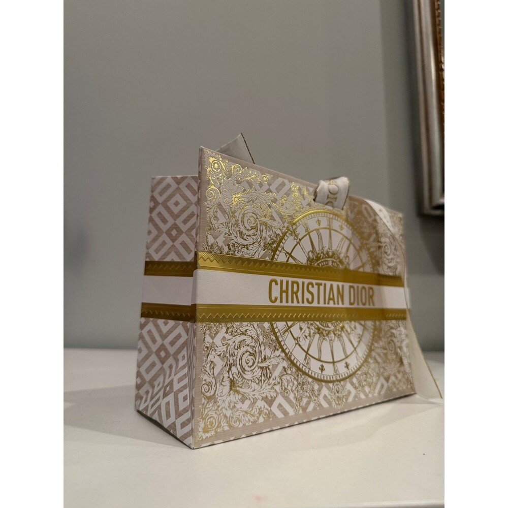 DIOR Gold & White Gift Bag - Small size - Picture 3 of 6